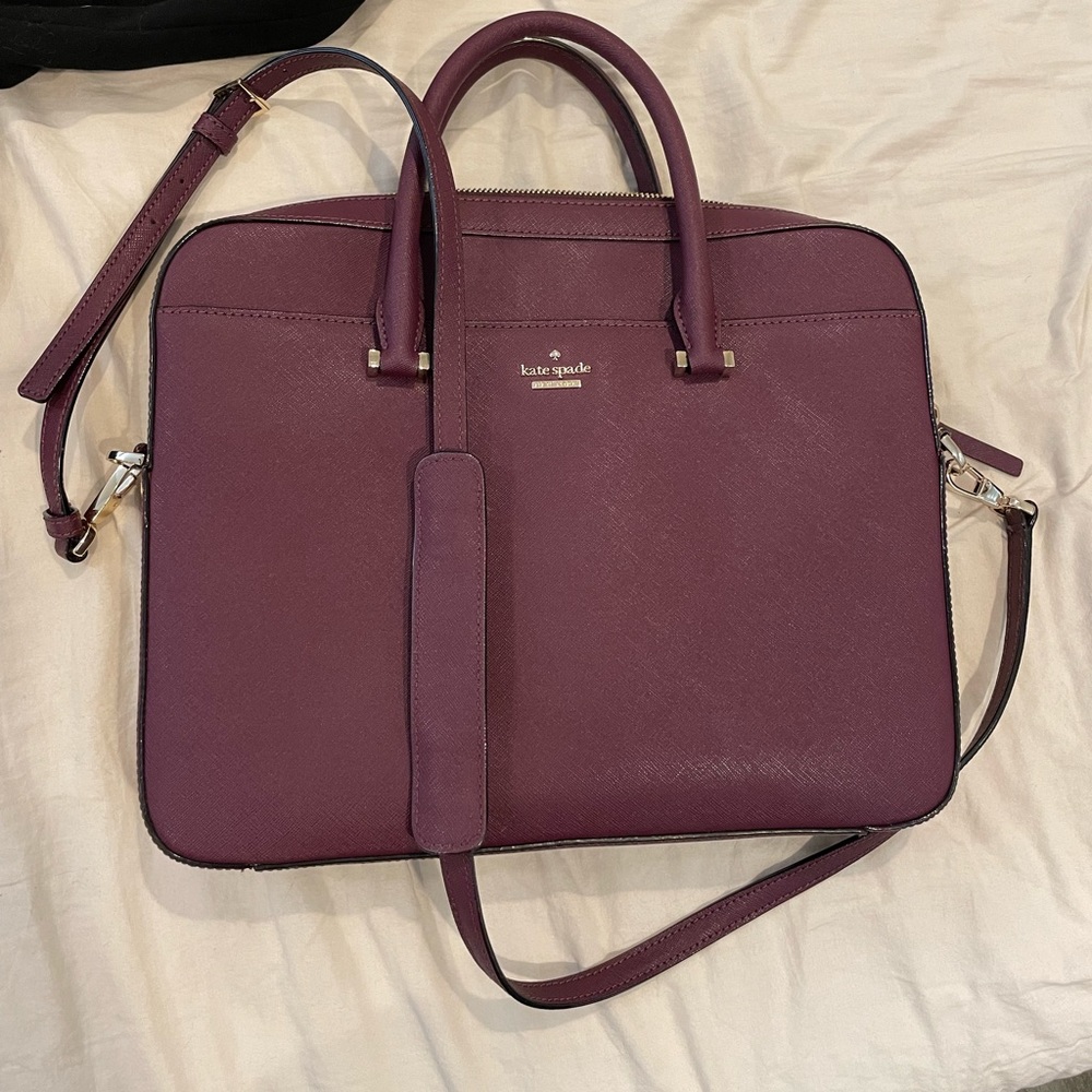 Kate spade laptop leatherette bag
